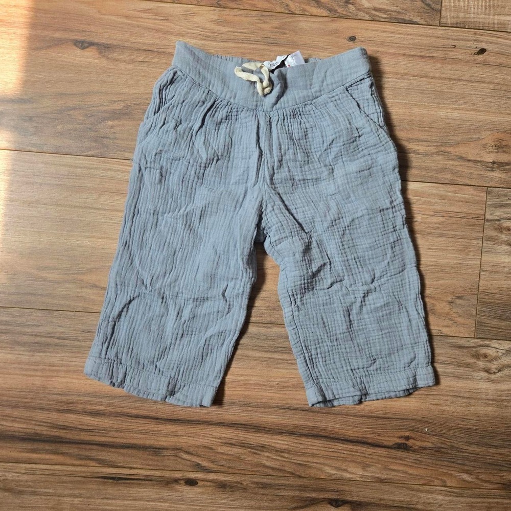 Zara baby/toddler gray muslin pants, size 18–24 months (92 cm)